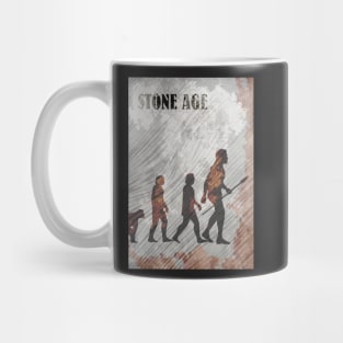 Stone Age - Board Games Design - Movie Poster Style - Board Game Art Mug